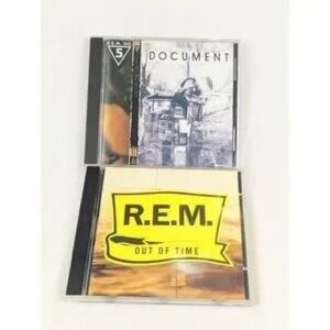 R.E.M. "Out of Time" CD — Yellow Cover